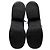 Stivaletti combat stringati in denim blu e pelle nera Chanel - vista 7