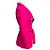Ted Baker Abrigo corto cruzado Keyla rosa fucsia con cinturón - vista 2