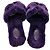 Hermès Sandali Oran in shearling traforato Hermes Purple H Porpora - vista 5