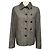 Giacca in twill di cotone ricamata con api Grey / Black Christian Dior Grigio