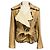 Dries Van Noten Gold Metallic Texturierte Jacquard-Jacke mit ecrufarbenem Wollinnenfutter Golden
