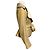 Dries Van Noten Gold Metallic Texturierte Jacquard-Jacke mit ecrufarbenem Wollinnenfutter Golden - Ansicht 2