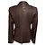 Veronica Beard Gail Lammleder Dickey Jacke Burgundy Oxblood Bordeaux - Ansicht 3