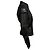Dsquared2 Black Zip Front Leather Jacket with Fabric Trim - view 2