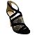 Sandalias Vantage de ante negro con inserciones de encaje Jimmy Choo