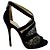 Sandalias Vantage de ante negro con inserciones de encaje Jimmy Choo - vista 2