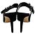 Jimmy Choo Mules aus schwarzem Wildleder mit Schmuckschließe - Ansicht 6