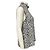 Ärmelloses Rollkragen-Top aus Strick-Jacquard in White / Black von Adam Lippes Schwarz - Ansicht 2
