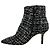 Botines Aimee de Tweed Multi Negro L'Agence - vista 3