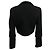 Akris Black Textured Wool Stretch Crop Octopus Jacket - view 3