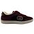 Sneakers Gucci G75 in velluto bordeaux / camoscio Rosso - vista 2