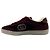 Sneakers Gucci G75 in velluto bordeaux / camoscio Rosso - vista 3