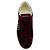 Sneakers Gucci G75 in velluto bordeaux / camoscio Rosso - vista 4