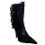 Botines Heron de encaje negro Alexander McQueen