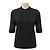 Emilio Pucci plissierter Strickpullover in Schwarz mit Dreiviertelärmeln und Mesh-Details an den Ärmeln