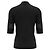 Emilio Pucci plissierter Strickpullover in Schwarz mit Dreiviertelärmeln und Mesh-Details an den Ärmeln - Ansicht 3