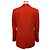 Dries Van Noten Rust Ein-Knopf-Wool-Tweed-Blazer Jacke Rot - Ansicht 3