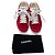 Sneakers basse Chanel in camoscio rosso - vista 7