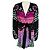Retrofête Retrofete Pink / Black Multi Sequined Jacket with Belt Multiple colors