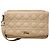Borsa camera con patta in pelle Cannage beige Christian Dior