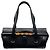 Borsa a tracolla Gucci in pelle nera Bamboo Bullet Nero