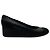 Décolleté wedge Chanel in pelle nera / camoscio Nero - vista 2