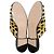 Mules Princetown Gucci in pelo di vitello con stampa leopardata Marrone - vista 6