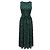 Ulla Johnson ärmelloses Maxikleid aus Seide mit grünem Multi-Floral-Print und Gürtel