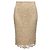 Autre Marque Falda midi Brochu Walker Buff Beige Mara Lace