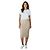 Autre Marque Falda midi Brochu Walker Buff Beige Mara Lace - vista 6