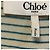 Chloé Blusa de seda Chloe Marfil / Rayas Azules Multicolor - vista 4