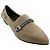 Mocasines de ante Taupe con punta fina Brunello Cucinelli con Monili Beige