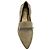 Mocasines de ante Taupe con punta fina Brunello Cucinelli con Monili Beige - vista 4