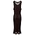 Autre Marque Diotima Emin Besticktes Midi-Kleid Nightshade Brown Braun - Ansicht 3