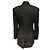 Off White Off-White einreihiger schwarzer Wollblazer mit Kristallbesatz - Ansicht 3