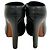 Mules platform slip-on in pelle nera Alexander McQueen Nero - vista 5
