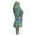 Top stretch a maniche lunghe con stampa floreale multicolore verde / blu Mary Katrantzou - vista 2