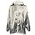 Moncler Silver / White Jubba Wendbare Kapuzenjacke Silber