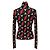Proenza Schouler Langarm-Pullover aus Seidenstrick mit mehrfarbigem Blitzmuster Schwarz / Weiß / Rot Mehrfarben - Ansicht 2