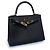 Hermès Hermes, sac Kelly II sellier 28 epsom 89 black Nero D'oro - vista 2