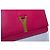 Saint Laurent, pochette Chyc in rosa fucsia - vista 9