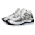 Chanel, CC runner in oro e argento con mesh Bianco D'oro