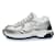 Chanel, CC runner in oro e argento con mesh Bianco D'oro - vista 2