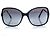 Chanel, gafas de sol cuadradas negras con cadena Negro - vista 2