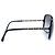Chanel, gafas de sol cuadradas negras con cadena Negro - vista 3
