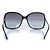 Chanel, gafas de sol cuadradas negras con cadena Negro - vista 4