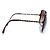 Chanel, gafas de sol cuadradas marrones con cadena Castaño - vista 4