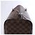 Borsa a tracolla Louis Vuitton Neverfull MM Damier Ebene Marrone N51105 Rosso - vista 10