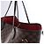Borsa a tracolla Louis Vuitton Neverfull MM Damier Ebene Marrone N51105 Rosso - vista 3