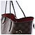 Borsa a tracolla Louis Vuitton Neverfull MM Damier Ebene Marrone N51105 Rosso - vista 5